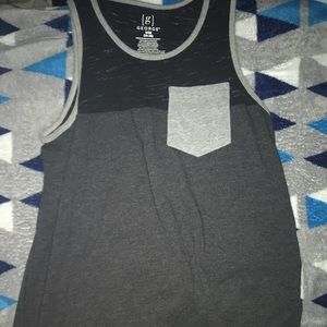 Mens Gray Tank Top